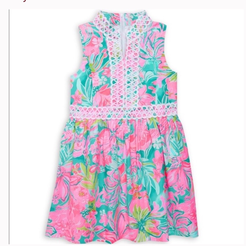 Lilly Pulitzer Mini Franci Dress in Multi Hot on the Scene 🌴Size 12 NWOT